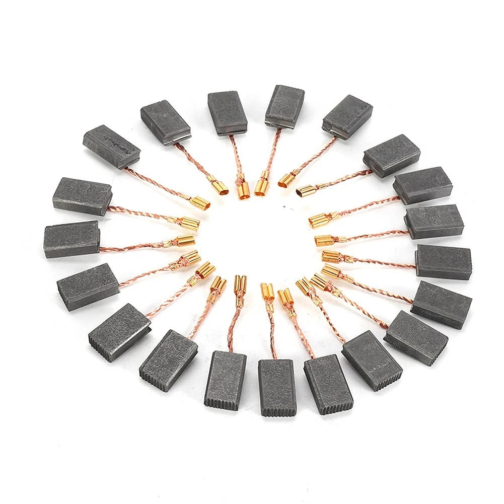 Set of 20 Carbon Brushes for Angle Grinder (5x10x15mm)