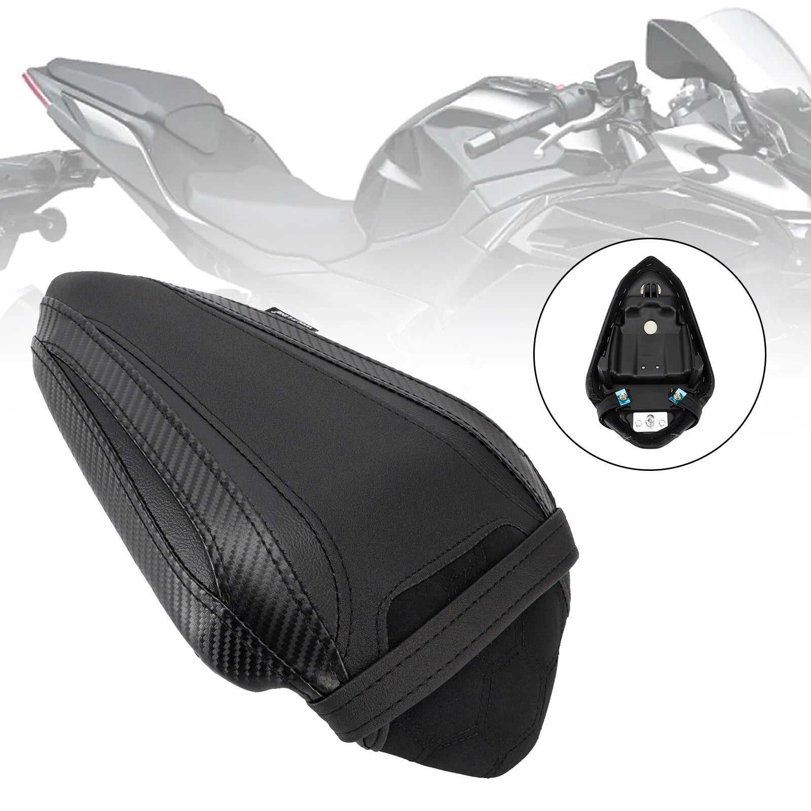 Rear Passenger Seat Pillion for Kawasaki Ninja 500 (1994–1997)