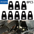 8PCS Seat L-Bracket Hardware Kit for Universal Applications (90 Degree)