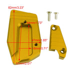 Kickstand Enlarger Plate Pad for BMW K1600B K1600GA (2018–2025) Gold