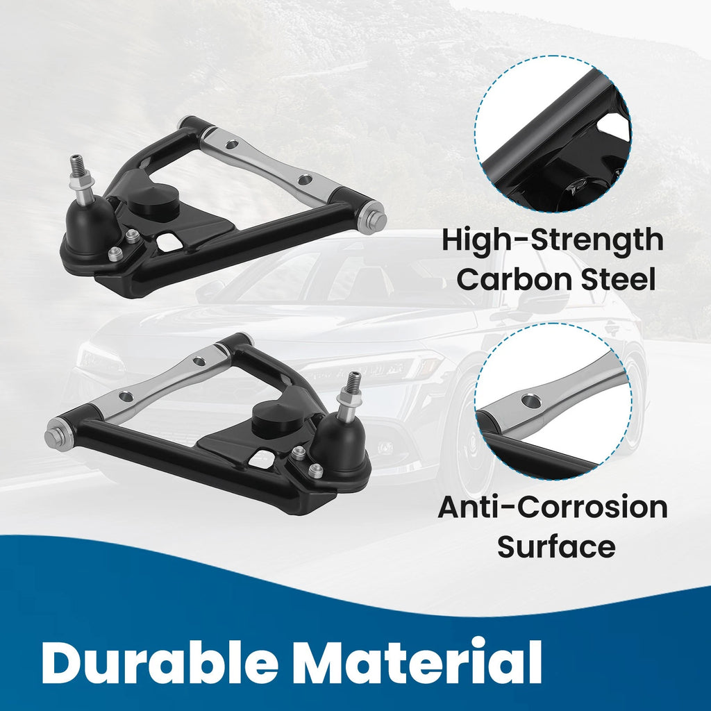 Tubular Upper Lower Control Arms for Chevrolet C10, GMC Suburban (1975–1986)