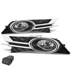 Pair of Clear Lens Fog Lights with Switch for Honda Odyssey (2014–2016)