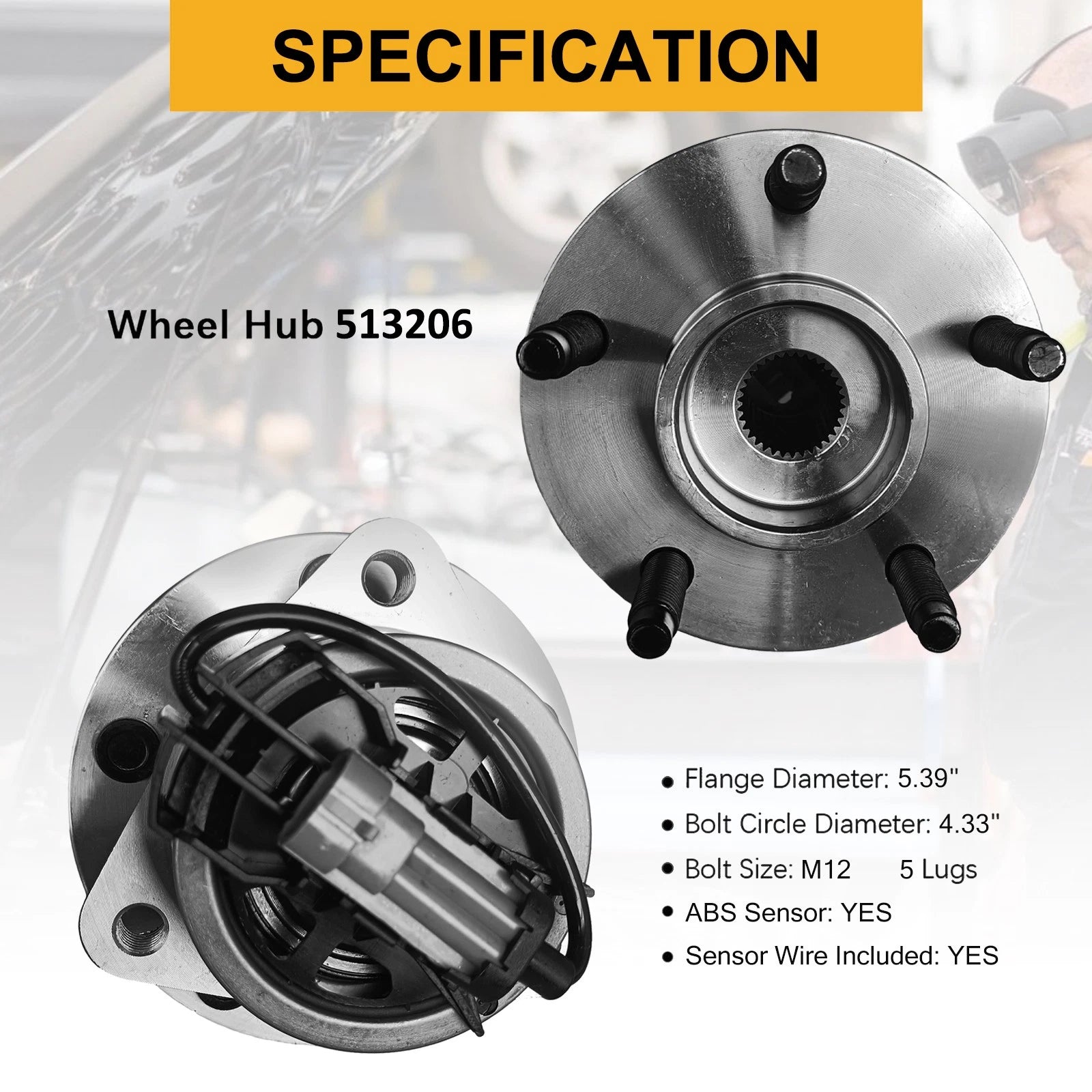 Front Drilled Slotted Brake Rotors Pads Hubs for Chevy Cobalt (2004–2007)