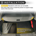 Retractable Cargo Cover for BMW X1 (2023-2024)