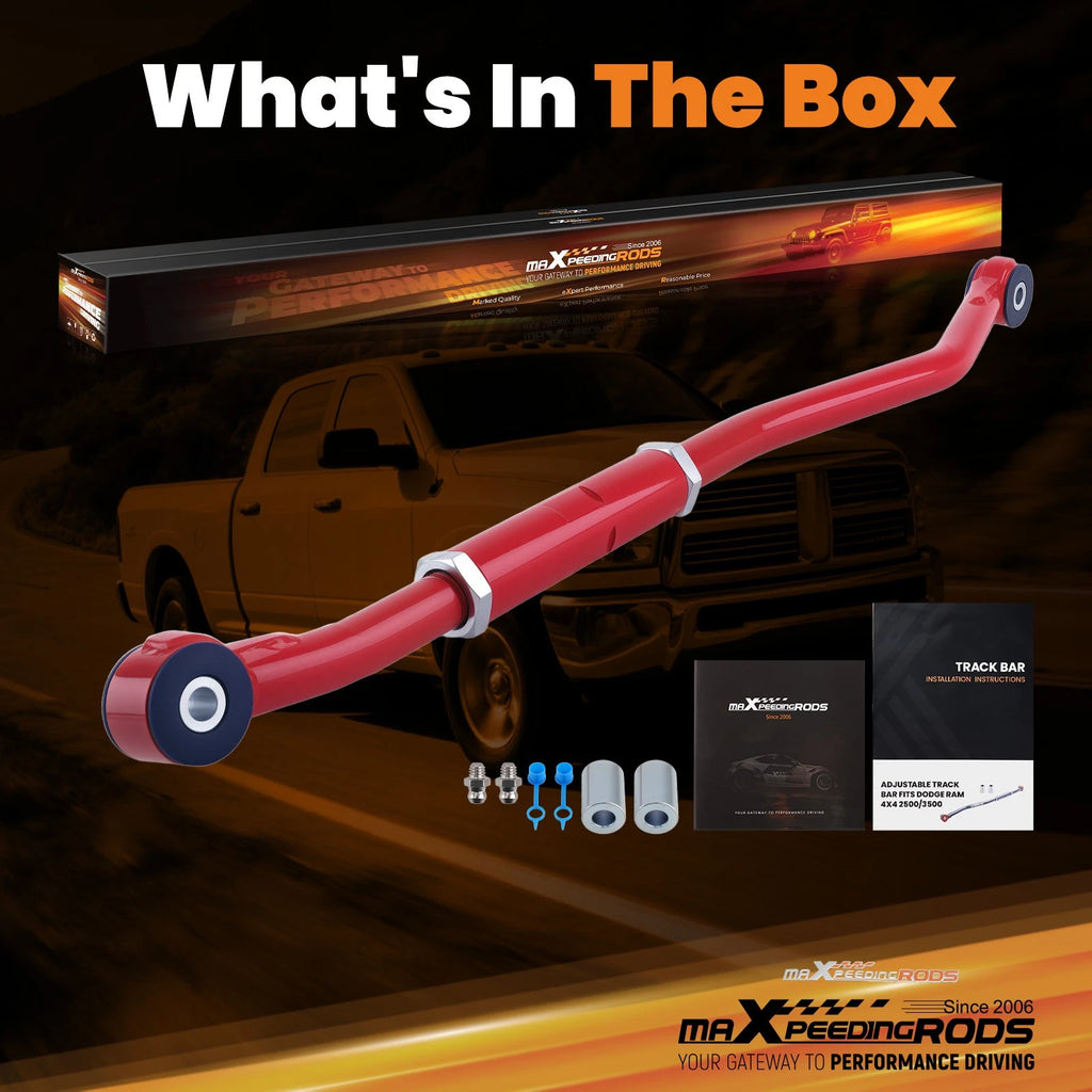 Adjustable Track Bar for Dodge Ram 2500 3500 HD (2003–2013) 2-6 Inch Lift