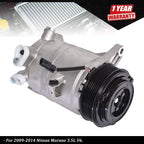 A/C Compressor with Clutch for Nissan Murano (2009–2014)