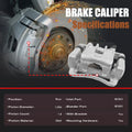 2X Rear Brake Calipers with Bracket for Kia Soul (2010–2013)