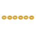 6X Gold Saddlebag Crash Bar Decorative Spacer Ring for Harley Softail (2018–2023)