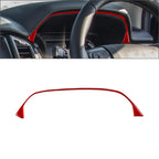 Speedometer Upper Frame Cover Trim Strip for Ford Ranger Sport (2019–2023) Red