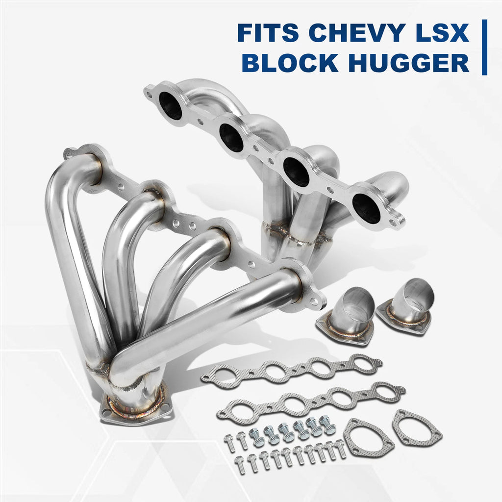 Pair Exhaust Headers for Chevy Small Block LS1 LSX (1923–1949)