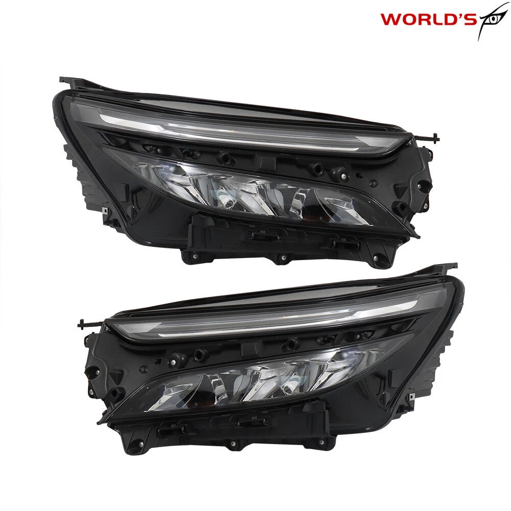 Set of 2 Full LED Chrome Headlight Assemblies for Chevy Equinox LT/RS