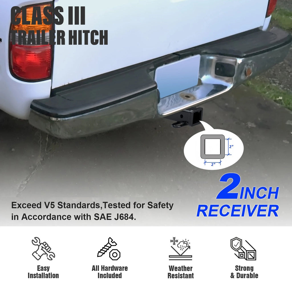 2 Inch Receiver Trailer Towing Hitch for Toyota Tacoma (1995–2004)
