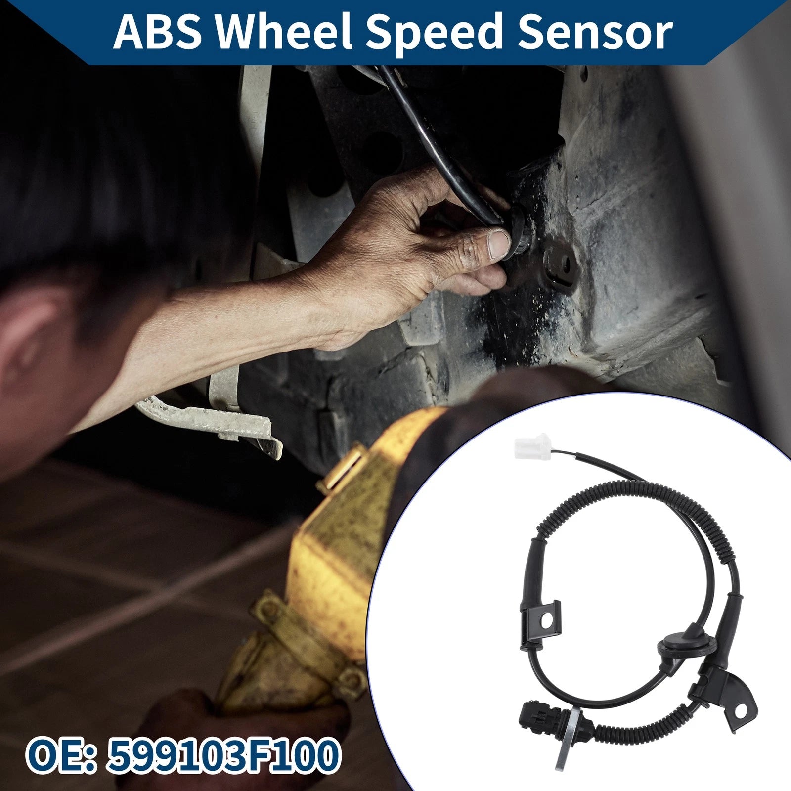 ABS Wheel Speed Sensor No. 599103F100 for Kia Amanti (2007–2009)