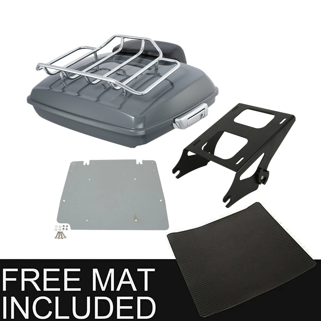 Razor Trunk Pad Rack & Base Plate for Harley Touring Street Road Glide (2014–2025)