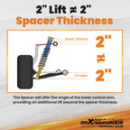 3" Front + 3" Rear Lift Kit for Toyota Tundra (2007–2021) 4X4 2WD