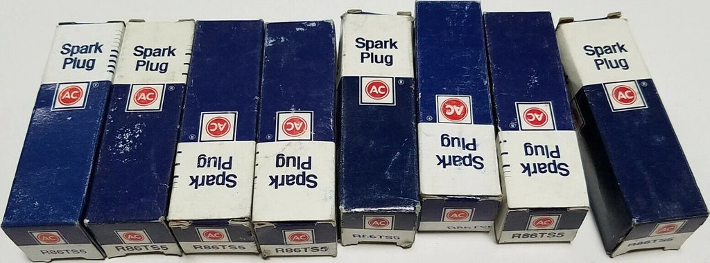 8 Pack ACDelco Spark Plugs for Stock No. 5613807 R86TS5 (New Old Stock)