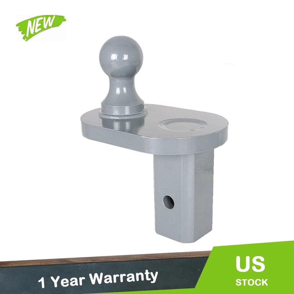 Gooseneck Ball Extender for Trailer Hitch (4" Offset, 2-5/16" Ball)