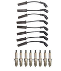 Pro Ignition Wire Set & 8 Iridium Spark Plugs for Chevy GMC V8