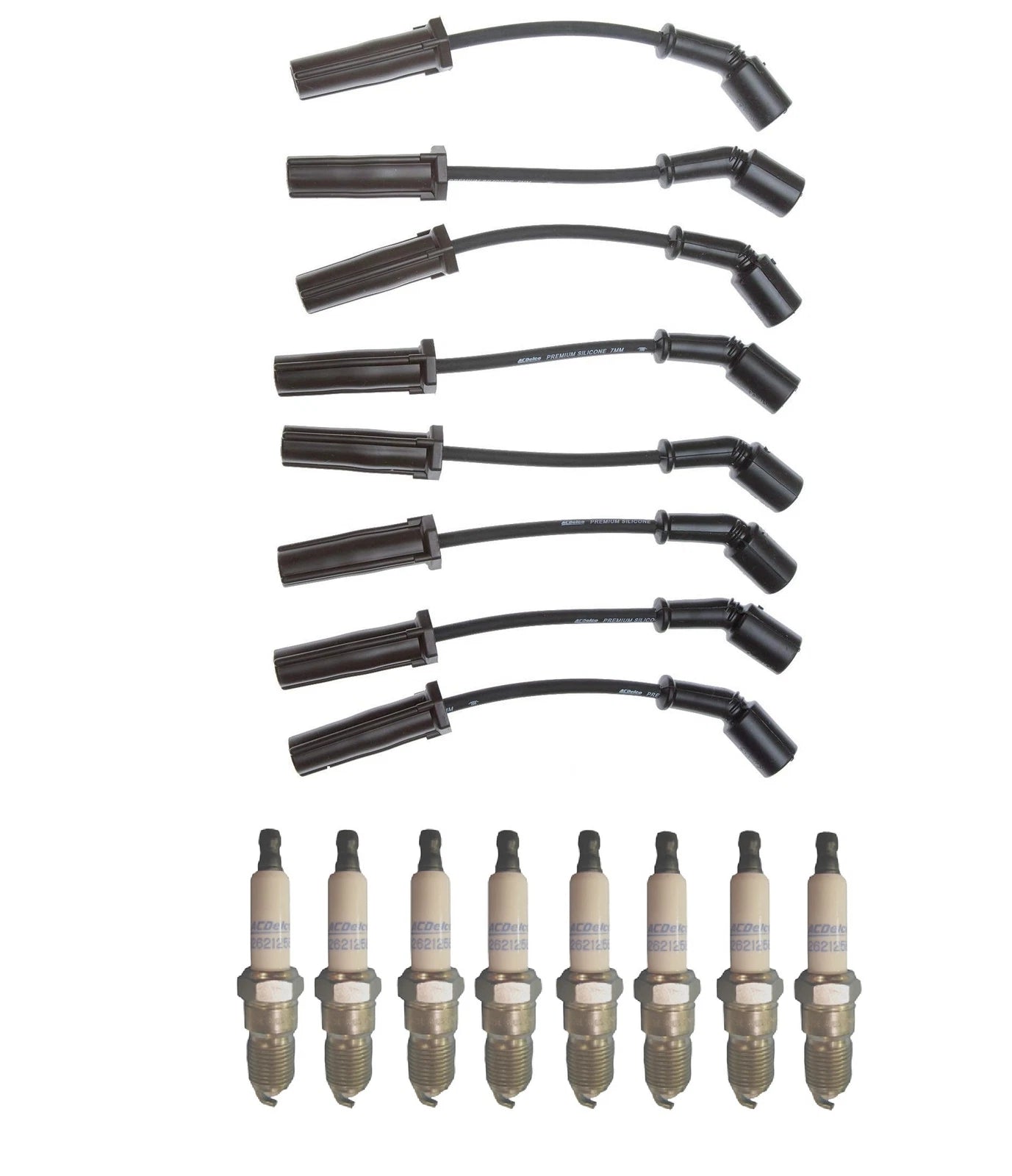 Pro Ignition Wire Set & 8 Iridium Spark Plugs for Chevy GMC V8
