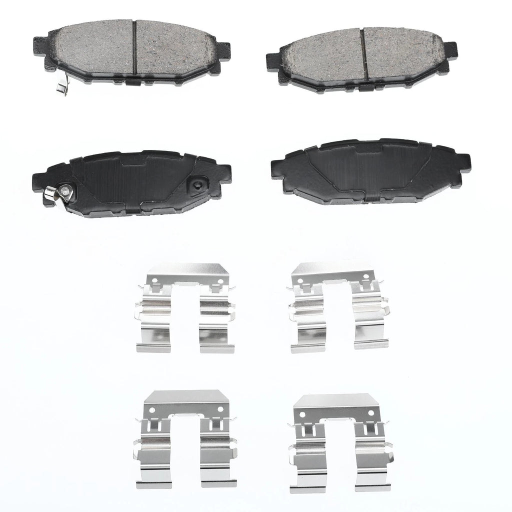Rear Disc Brake Rotor & Ceramic Pad Set for Subaru Outback, Forester (2010–2014)