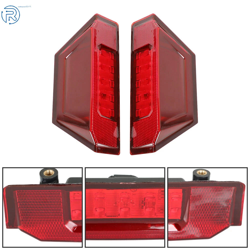 Set of 2 Red LED Tail Lights for Polaris Ranger 900 XP (2013–2019)