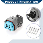 5 Pin Fuel Pump Connector Plug Female Wire Terminal for Honda Acura 