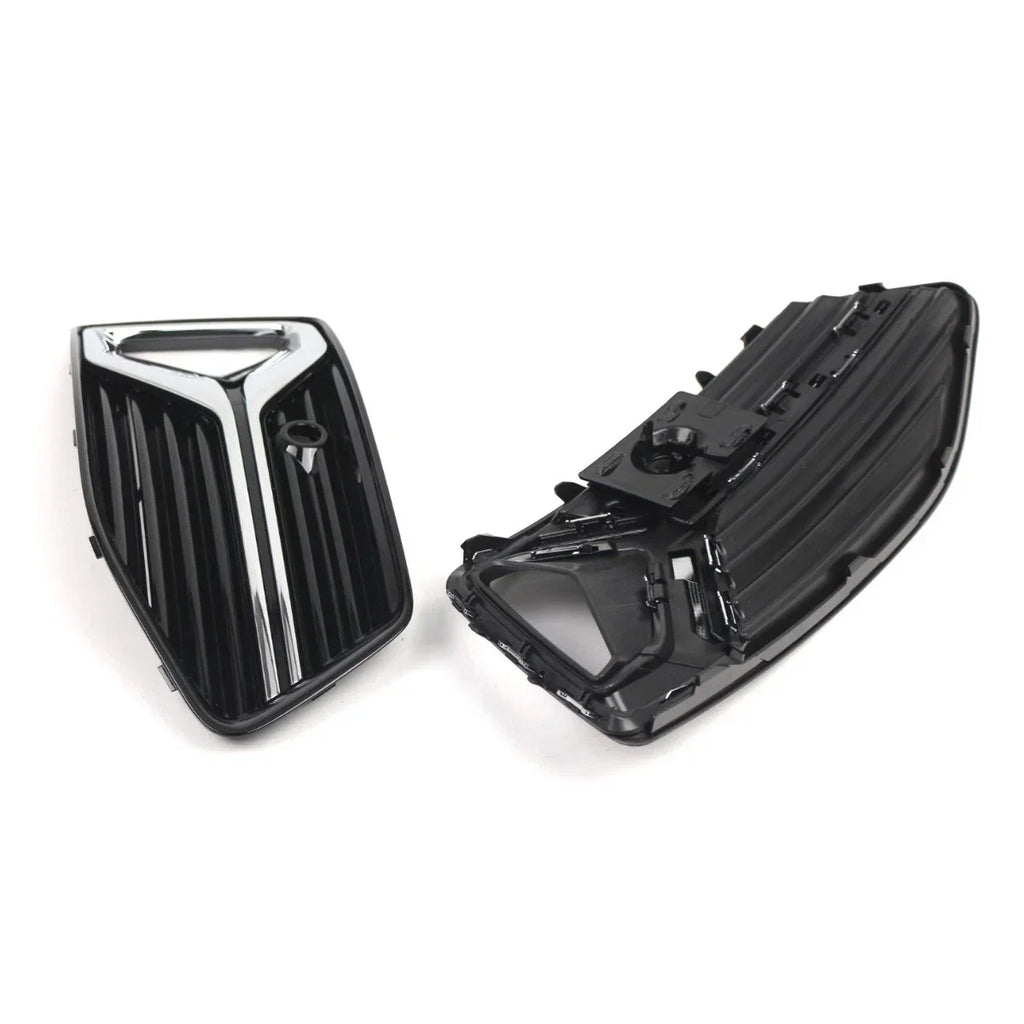 Front Bumper Fog Light Grill Covers for Audi A6 C8 (2019–2023)