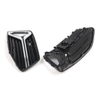 Front Bumper Fog Light Grill Covers for Audi A6 C8 (2019–2023)