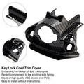 Carbon Front Key Lock Cowl Trim Cover for Honda CB650R CBR650R (2019–2021)