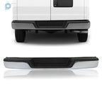 Chrome Steel Rear Step Bumper for Chevy Express/GMC Savana (1996–2023)
