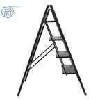 4-Step Folding Ladder with Wide Anti-Slip Pedal