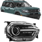 Passenger Side Headlight Assembly for Ford Bronco Sport (2021–2024)
