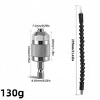 Adjustable Drill Chuck Converter for Various Bit Sizes