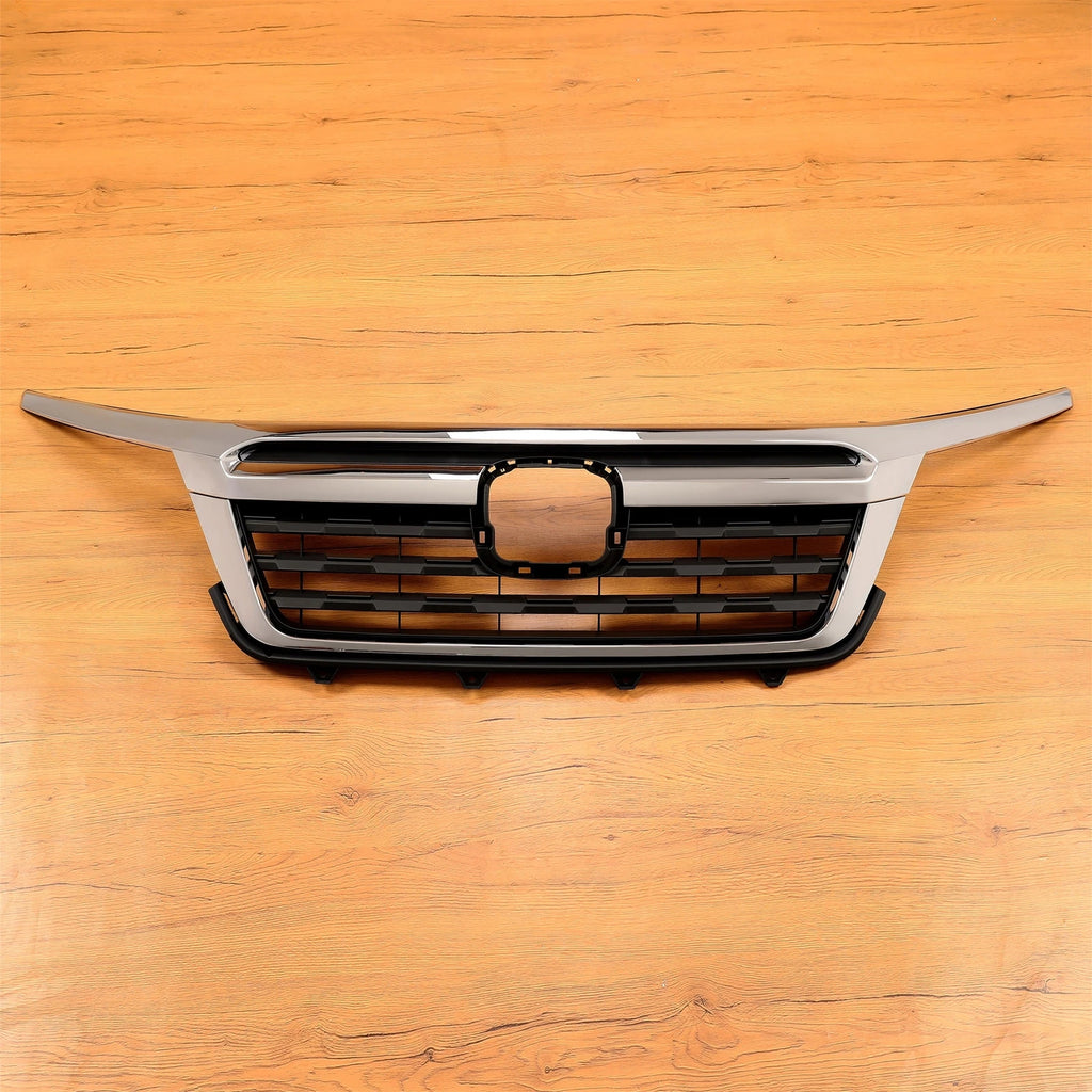 Front Upper Grille for Honda Ridgeline (2017–2020) Black & Chrome