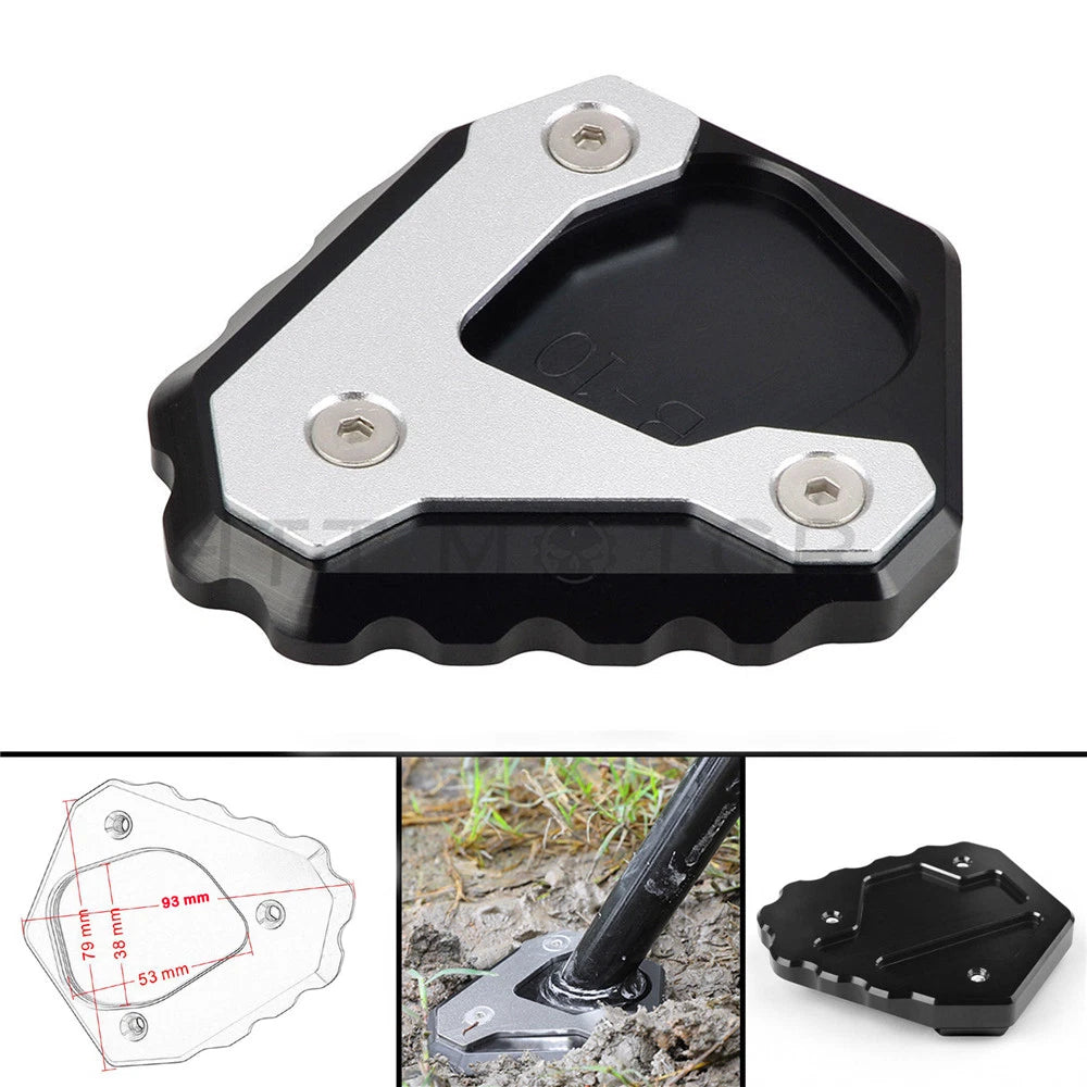 Kickstand Extension Plate for BMW G310 GS (2018) - Black