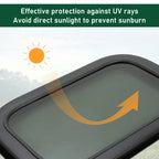 Vertical RV Window for Cargo Trailer (12" x 18") Tinted Glass