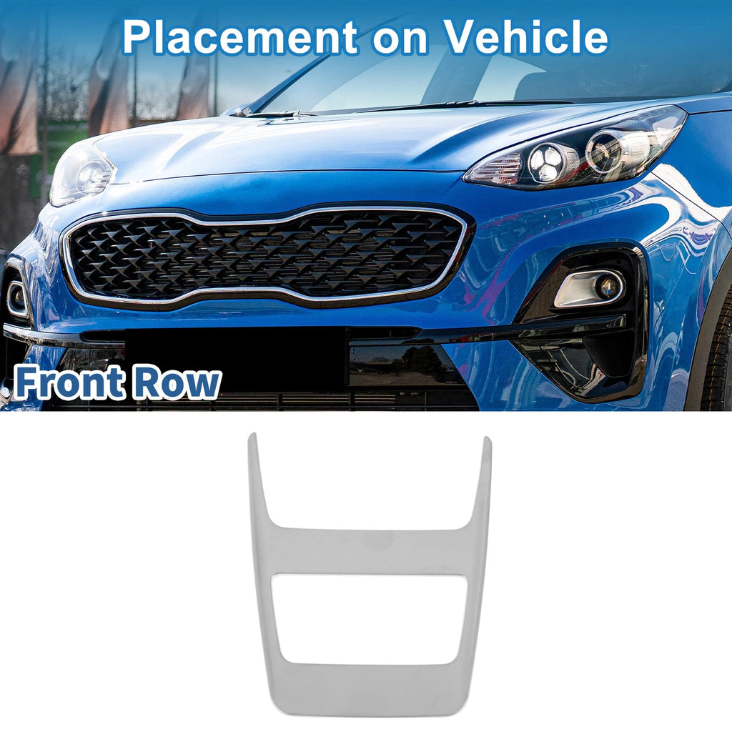 Front Row Light Trim Bezel for Toyota Harrier (2020) Silver Tone