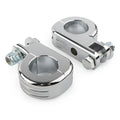 1.5" Chrome Highway Foot Pegs for Harley Touring Road King (2009-2023)
