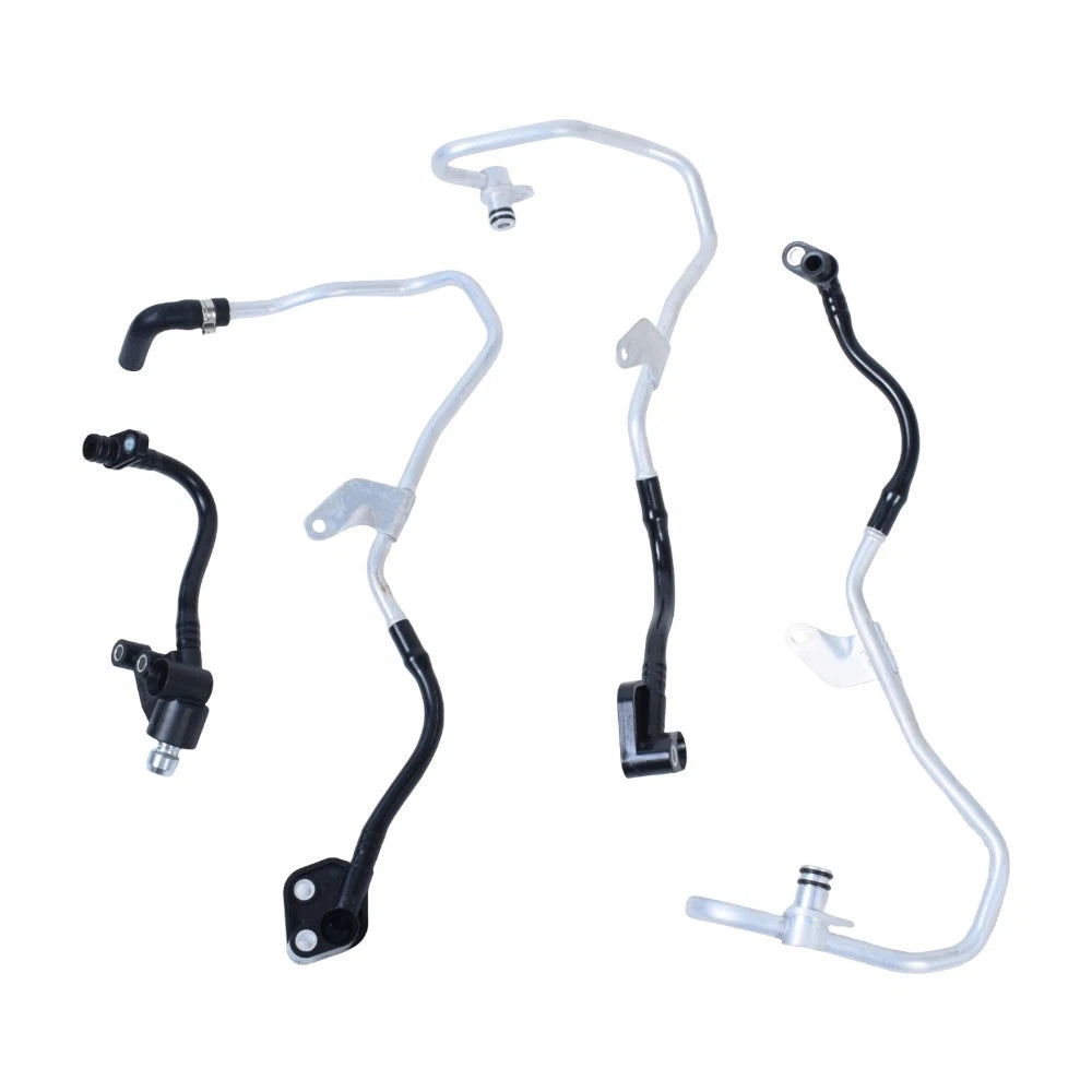 Set of 4 Turbocharger Coolant Lines for Benz GL63 AMG (2014–2016) 1572000000