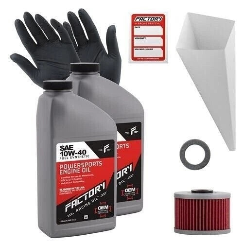 2qt Oil Change Kit for Kawasaki KLX250S KLX230 (2006–2023) SAE 10W-40