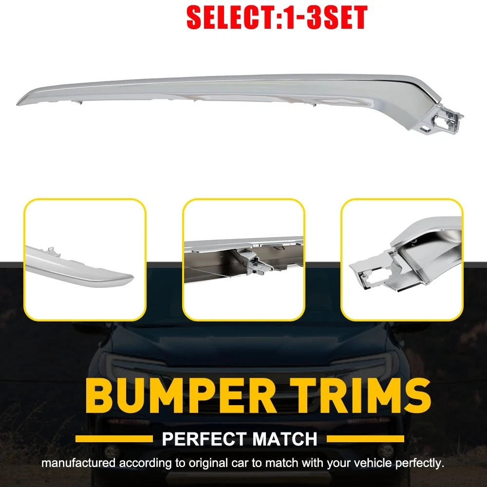 Chrome Grille Trim for Honda Pilot (2023–2025) Front Left Driver Side