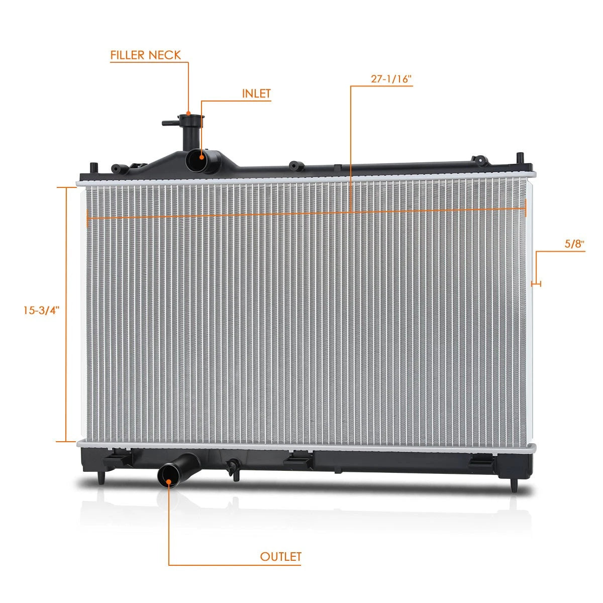 Coolant Overflow Reservoir with Cap for Ford Escape/Mercury Mariner (2001–2012)