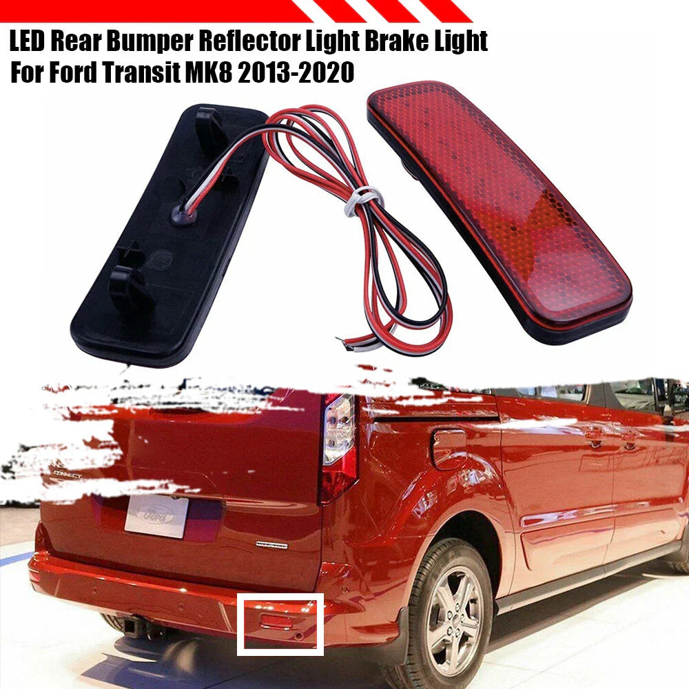 LED Bumper Reflector Tail Brake Lamp for Ford Transit Connect (2013–2020)