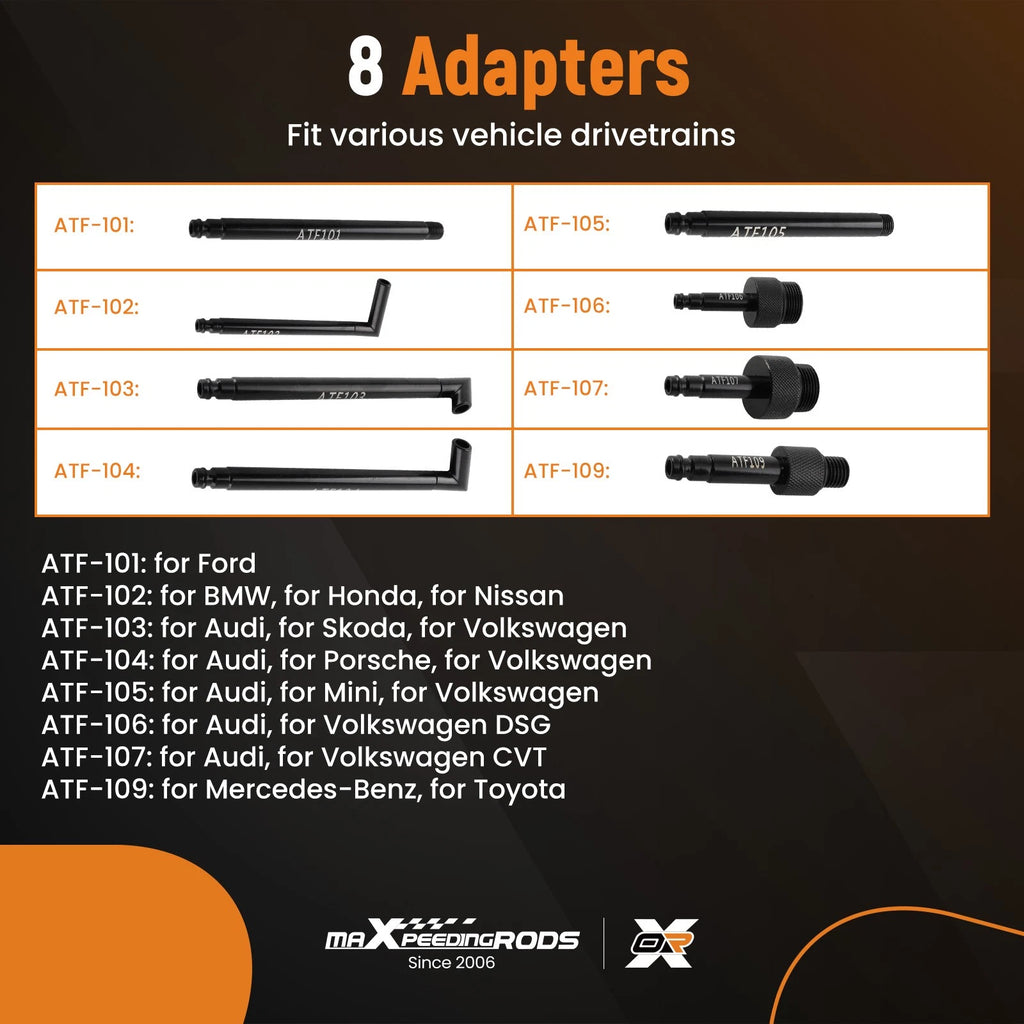 Transmission Oil Filling Extractor Pump Kit for Various Vehicles