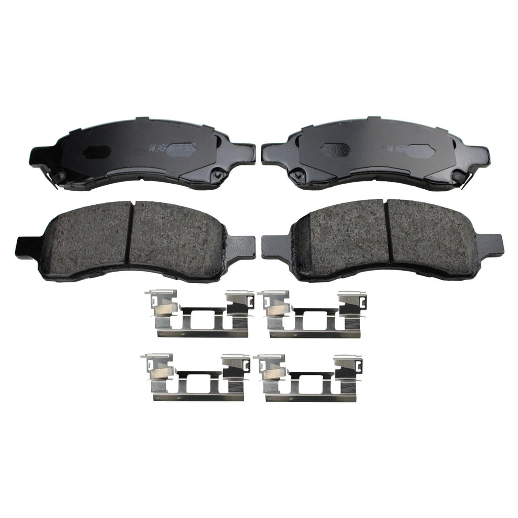 Front Rotors & Akebono ProACT Ceramic Brake Pads Kit for Enclave (2008–2017)