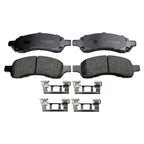 Front Rotors & Akebono ProACT Ceramic Brake Pads Kit for Enclave (2008–2017)