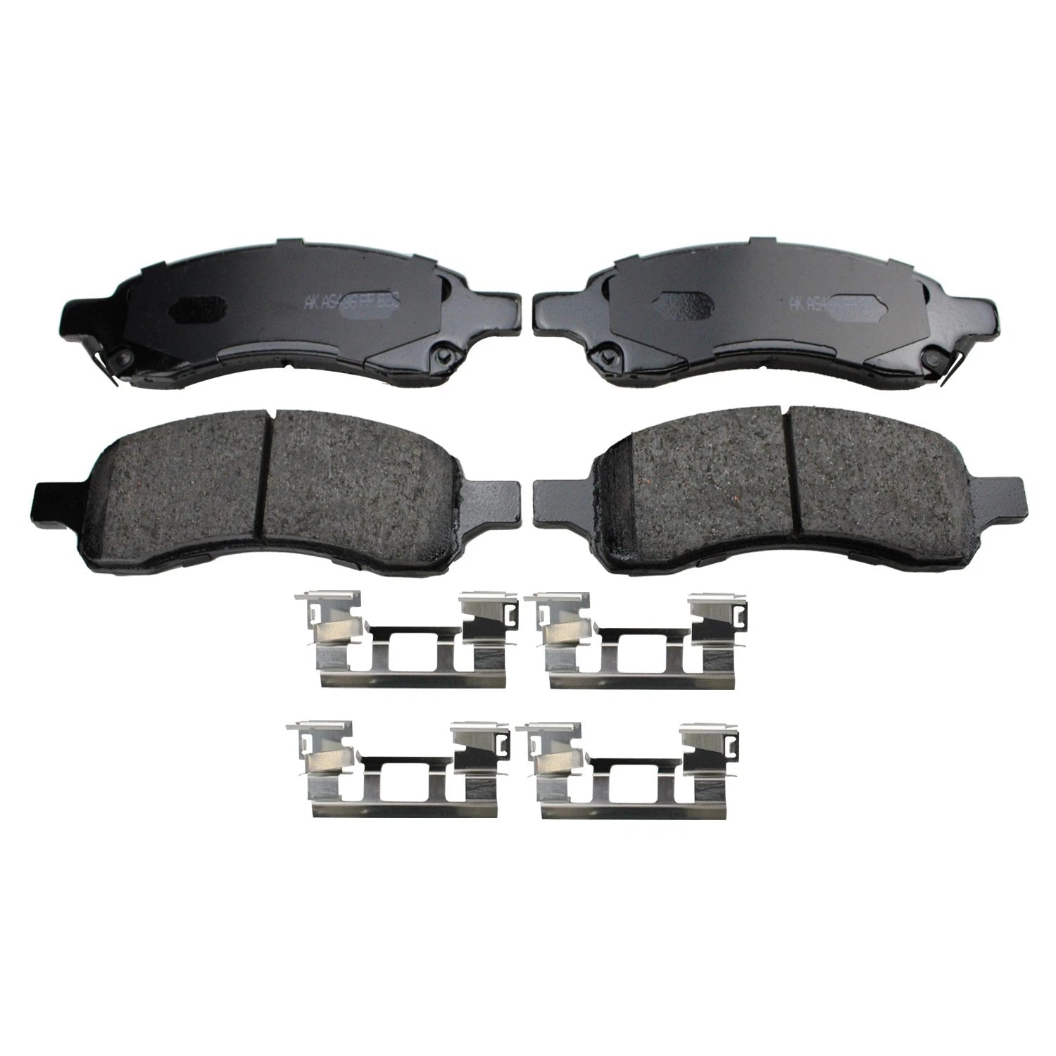 Front Rotors & Akebono ProACT Ceramic Brake Pads Kit for Enclave (2008–2017)