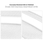 Stainless Chrome Mesh Grille for Chevy Impala (2006-2016)