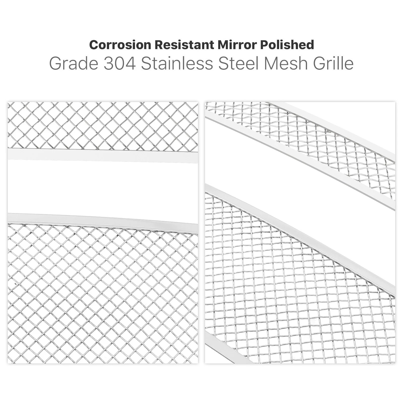Stainless Chrome Mesh Grille for Chevy Impala (2006-2016)