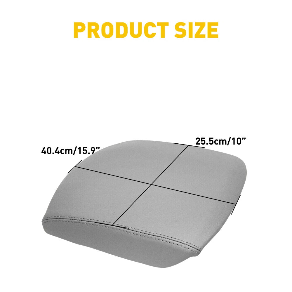 Leather Front Door Panels & Console Lid Armrest Cover for Honda Pilot (2009–2015)
